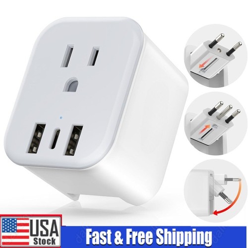 European plug travel adapter - plug,